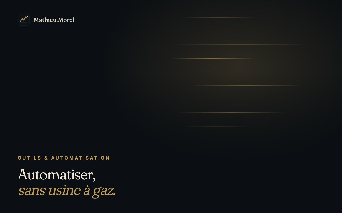 Automatiser sans usine à gaz : par quoi commencer dans une petite entreprise