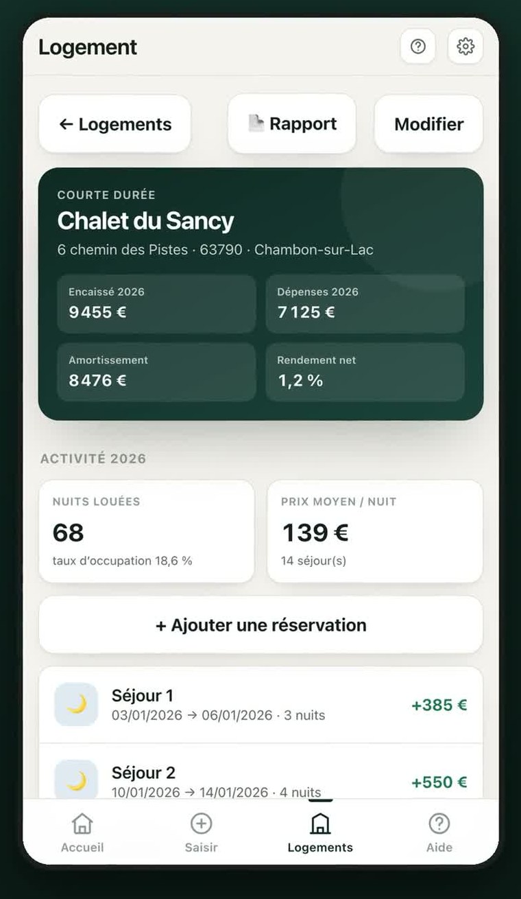 Application de gestion LMNP